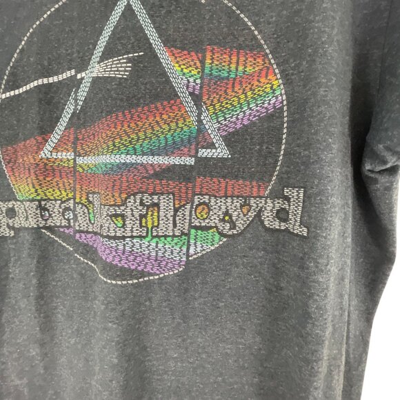 Vintage Pink Floyd Dark Side Of The Moon Graphic T-Shirt Short Sleeve Gray - Picture 6 of 6